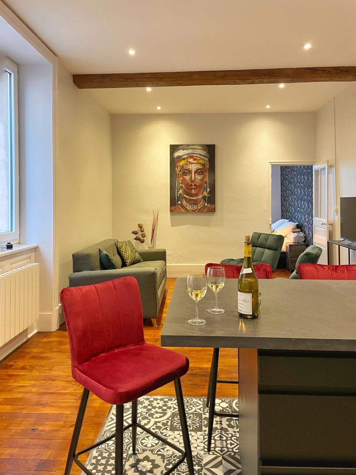 Center Macon Charmant Appartement Avec Vue Sur La Saone Eksteriør bilde